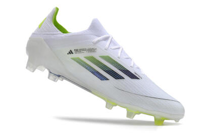 Adidas F50 Adizero FG Low-Tops Soccer Cleats - White/Black/Yellow