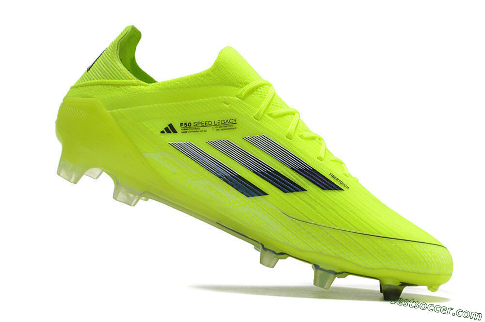 Adidas F50 Adizero FG Low-Tops Soccer Cleats - Yellow/Black 4