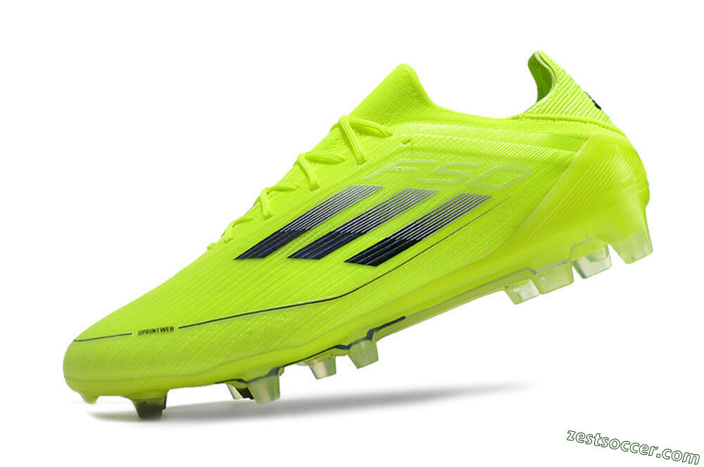 Adidas F50 Adizero FG Low-Tops Soccer Cleats - Yellow/Black 5