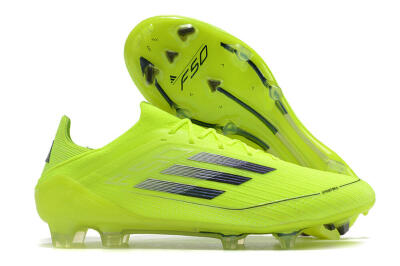 Adidas F50 Adizero FG Low-Tops Soccer Cleats - Yellow/Black