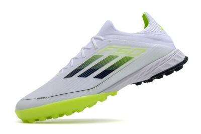 Adidas F50 Adizero TF Low-Tops Soccer Shoes - Whtie/Black/Green