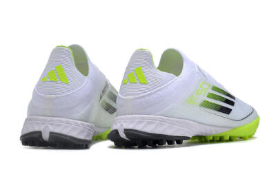 Adidas F50 Adizero TF Low-Tops Soccer Shoes - Whtie/Black/Green