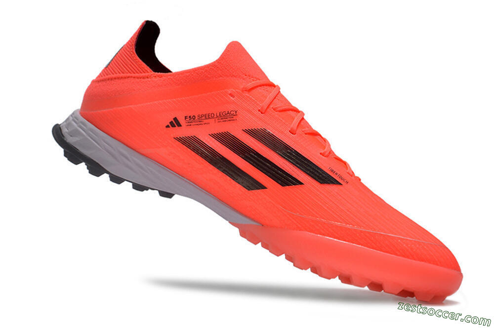 Adidas F50 Adizero TF Low-Tops Soccer Shoes - Red/Black 4