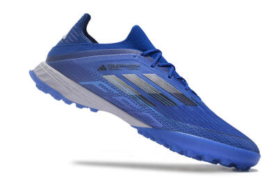 Adidas F50 Adizero TF Low-Tops Soccer Shoes - Blue/Silver/Black