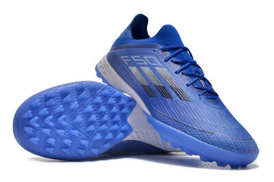 Adidas F50 Adizero TF Low-Tops Soccer Shoes - Blue/Silver/Black