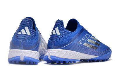 Adidas F50 Adizero TF Low-Tops Soccer Shoes - Blue/Silver/Black