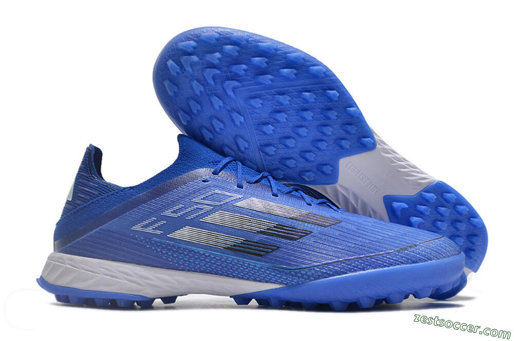 Adidas F50 Adizero TF Low-Tops Soccer Shoes - Blue/Silver/Black 0