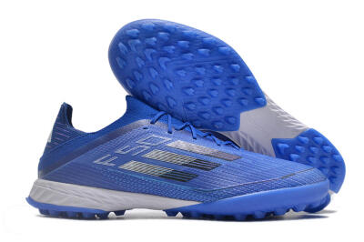 Adidas F50 Adizero TF Low-Tops Soccer Shoes - Blue/Silver/Black