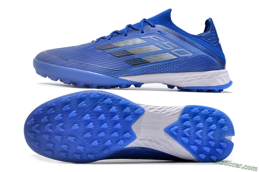 Adidas F50 Adizero TF Low-Tops Soccer Shoes - Blue/Silver/Black 1