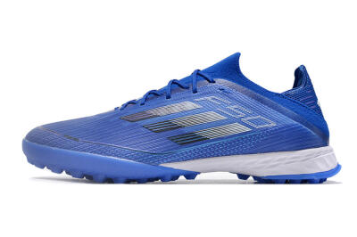 Adidas F50 Adizero TF Low-Tops Soccer Shoes - Blue/Silver/Black