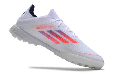 Adidas F50 Adizero TF Low-Tops Soccer Shoes - White/Red/Blue