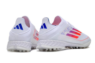 Adidas F50 Adizero TF Low-Tops Soccer Shoes - White/Red/Blue