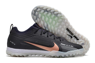Nike Air Zoom Mercurial Vapor 15 Pro TF Low-Tops Soccer Shoes - Black/Gold/White