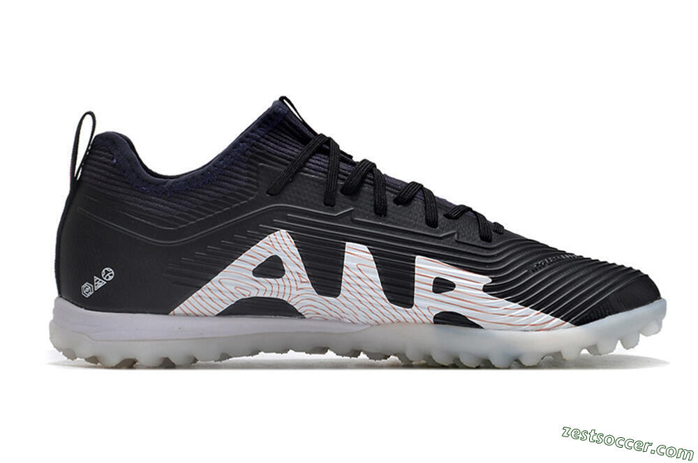 Nike Air Zoom Mercurial Vapor 15 Pro TF Low-Tops Soccer Shoes - Black/Gold/White 7