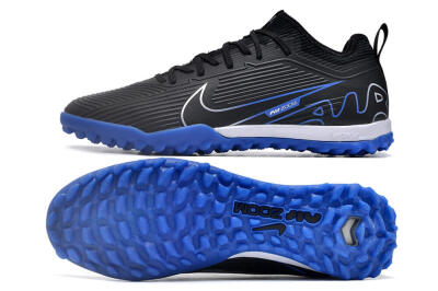 Nike Air Zoom Mercurial Vapor 15 Pro TF Low-Tops Soccer Shoes - Black/White/Blue