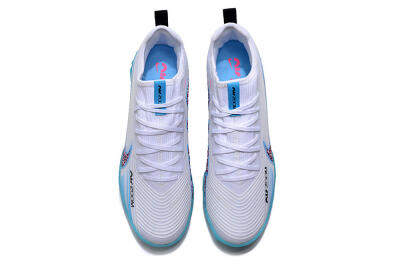 Nike Air Zoom Mercurial Vapor 15 Pro TF Low-Tops Soccer Shoes - White/Blue/Pink