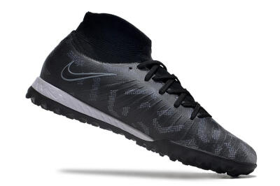 Nike Phantom Luna Elite NU TF High-Tops Soccer Shoes - Black/Grey/White