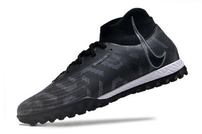 Nike Phantom Luna Elite NU TF High-Tops Soccer Shoes - Black/Grey/White