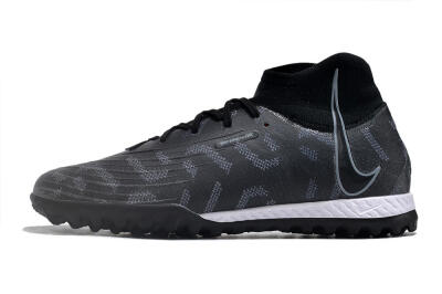 Nike Phantom Luna Elite NU TF High-Tops Soccer Shoes - Black/Grey/White