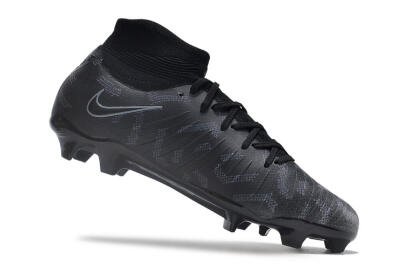 Nike Phantom Luna Elite NU FG High-Tops Soccer Cleats - Black/Grey