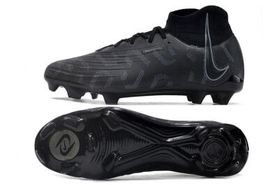 Nike Phantom Luna Elite NU FG High-Tops Soccer Cleats - Black/Grey