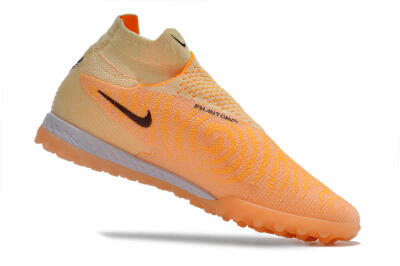 Nike Phantom GX Elite DF Link TF High-Tops Soccer Shoes - Orange/Pink/Black