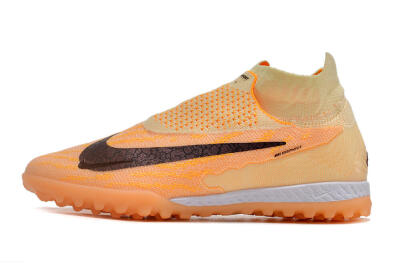 Nike Phantom GX Elite DF Link TF High-Tops Soccer Shoes - Orange/Pink/Black