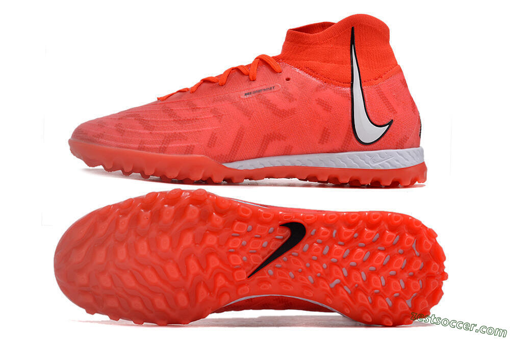 Nike Phantom GX DF Elite TF High-Tops Soccer Shoes - Red/Silver/Black 1