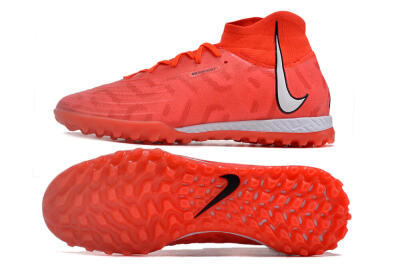 Nike Phantom GX DF Elite TF High-Tops Soccer Shoes - Red/Silver/Black