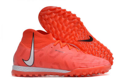 Nike Phantom GX DF Elite TF High-Tops Soccer Shoes - Red/Silver/Black