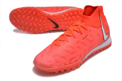 Nike Phantom GX DF Elite TF High-Tops Soccer Shoes - Red/Silver/Black