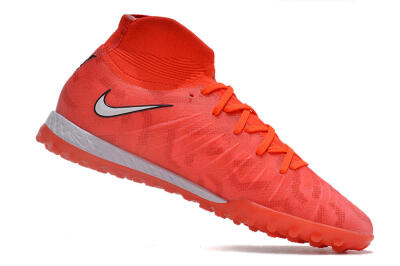 Nike Phantom GX DF Elite TF High-Tops Soccer Shoes - Red/Silver/Black