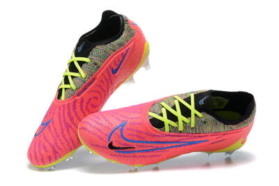 Nike Phantom GX Elite FG Low-Tops Soccer Cleats - Red/Blue/Yellow/Black