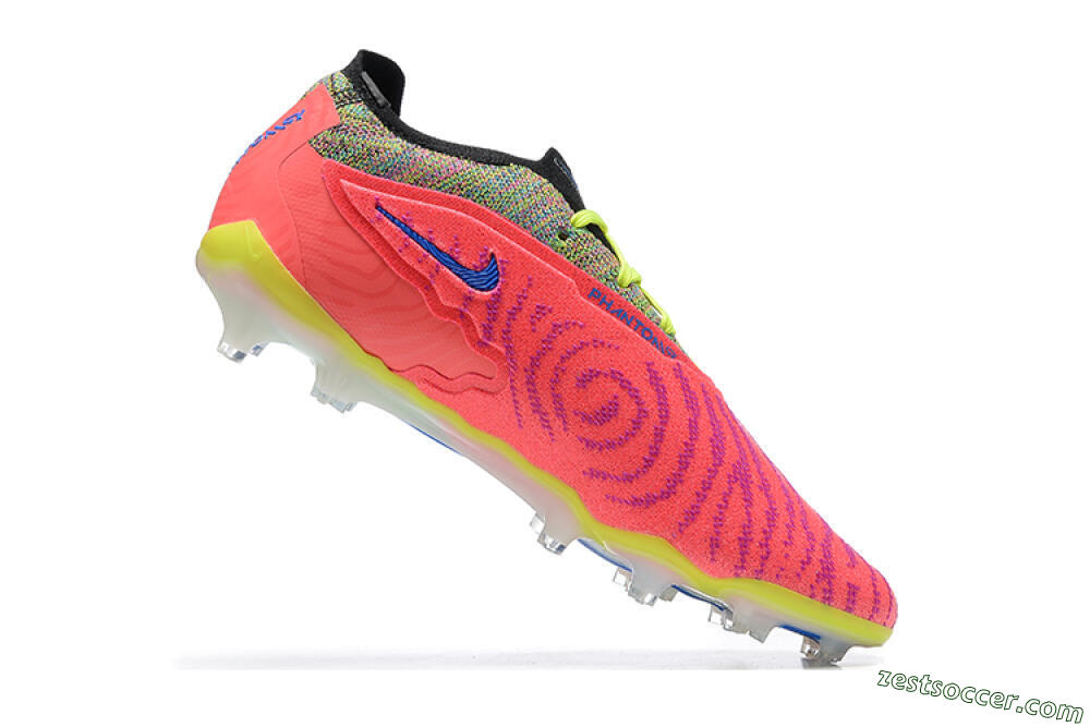 Nike Phantom GX Elite FG Low-Tops Soccer Cleats - Red/Blue/Yellow/Black 7