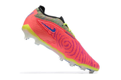 Nike Phantom GX Elite FG Low-Tops Soccer Cleats - Red/Blue/Yellow/Black