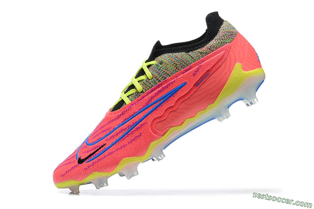 Nike Phantom GX Elite FG Low-Tops Soccer Cleats - Red/Blue/Yellow/Black 8