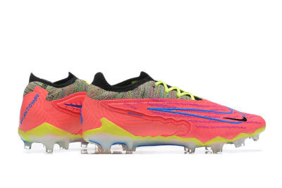Nike Phantom GX Elite FG Low-Tops Soccer Cleats - Red/Blue/Yellow/Black