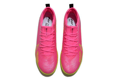Nike Air Zoom Mercurial Vapor 15 Pro TF Low-Tops Soccer Shoes - Pink/Yellow/Green/Black