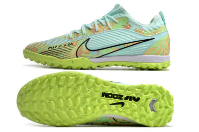 Nike Air Zoom Mercurial Vapor 15 Pro TF Low-Tops Soccer Shoes - Jade/Yellow/Black
