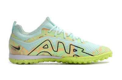 Nike Air Zoom Mercurial Vapor 15 Pro TF Low-Tops Soccer Shoes - Jade/Yellow/Black