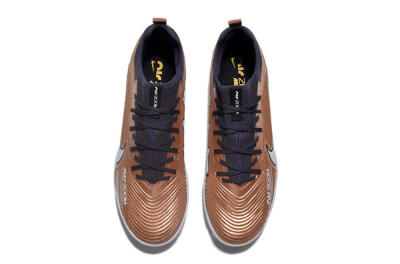 Nike Air Zoom Mercurial Vapor 15 Pro TF Low-Tops Soccer Shoes - Rose Gold/Black/White