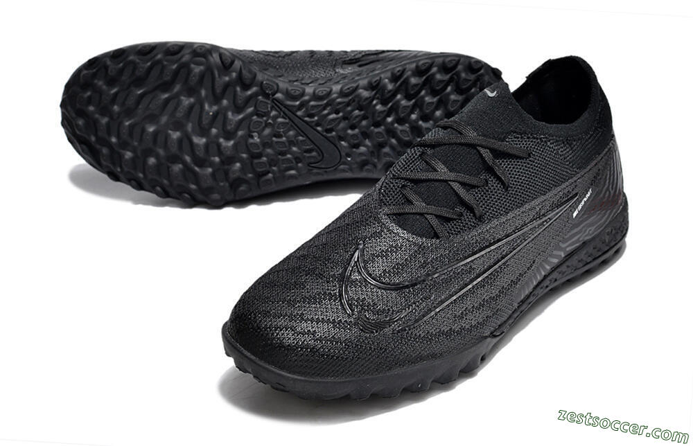 Nike Phantom GX Elite TF Low-Tops Soccer Shoes - Black/White/Silver 3