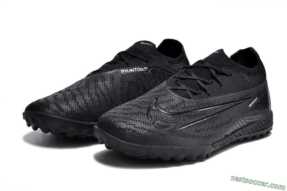 Nike Phantom GX Elite TF Low-Tops Soccer Shoes - Black/White/Silver 5