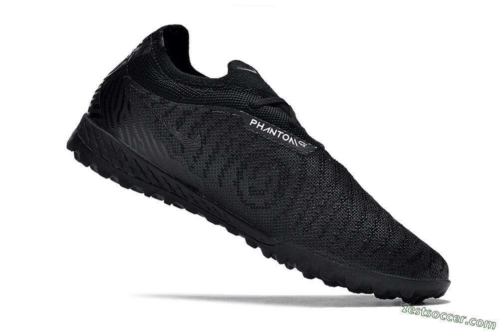 Nike Phantom GX Elite TF Low-Tops Soccer Shoes - Black/White/Silver 7