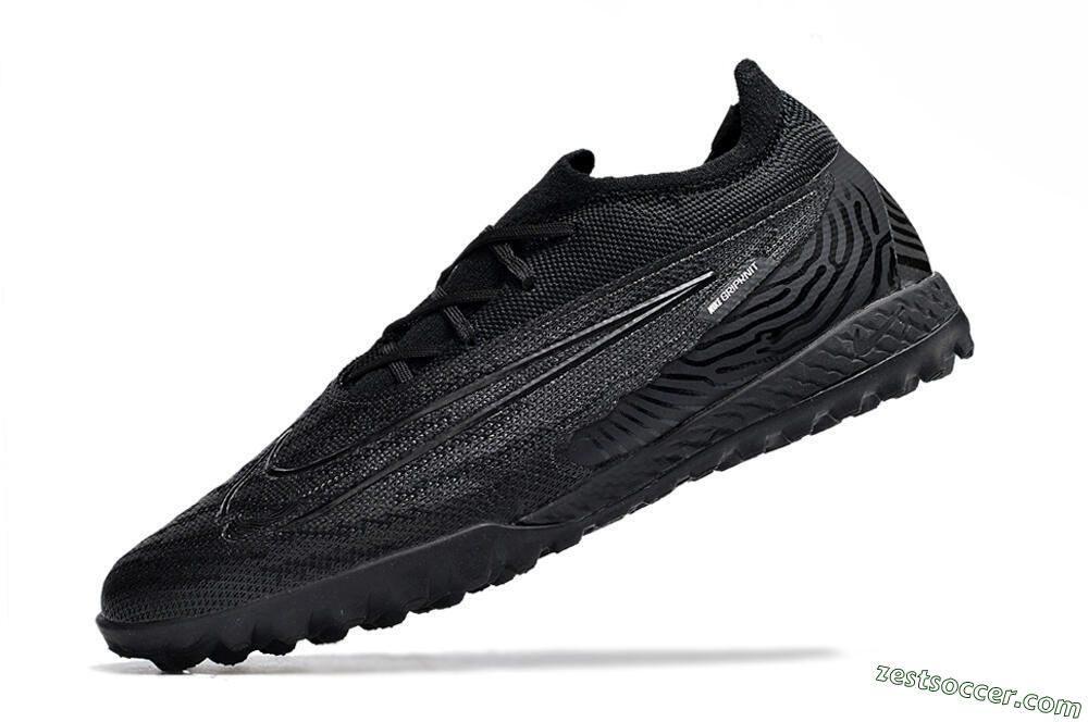 Nike Phantom GX Elite TF Low-Tops Soccer Shoes - Black/White/Silver 8