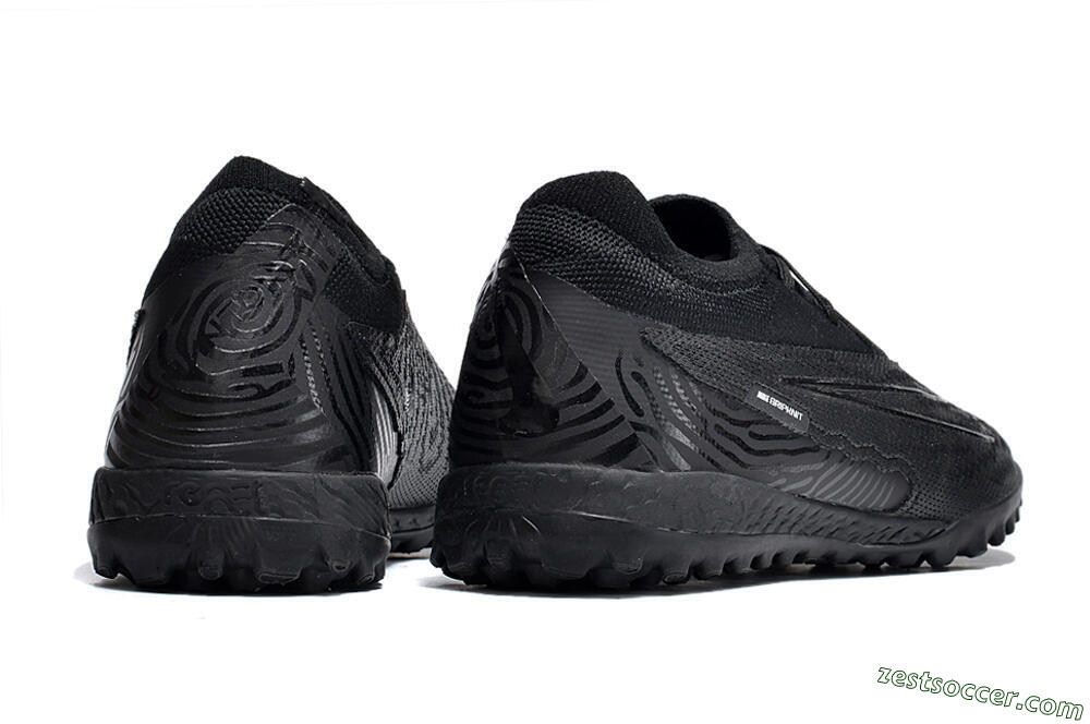 Nike Phantom GX Elite TF Low-Tops Soccer Shoes - Black/White/Silver 9