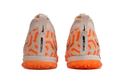 Nike Air Zoom Mercurial Vapor 15 Pro TF Low-Tops Soccer Shoes - Orange/Purple/Black