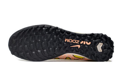 Nike Air Zoom Mercurial Vapor 15 Pro TF Low-Tops Soccer Shoes - Yellow/Pink/White/Black