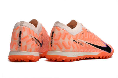 Nike Air Zoom Mercurial Vapor 15 Elite TF Low-Tops Soccer Shoes - Orange/White/Black
