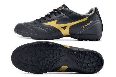 Mizuno Monarcida Neo Ckassic TF Low-Tops Soccer Shoes - Black/Gold